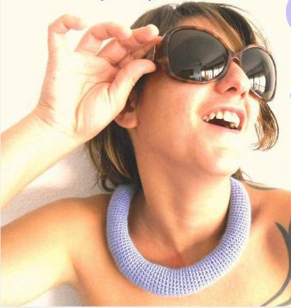 collar mandinga azul