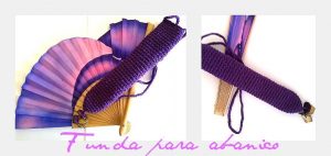 abanico de Elena Nuñez y funda de abanico de Pipocass