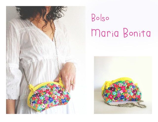 Bolso bordado maria bonita