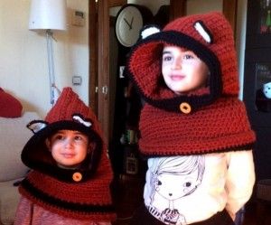 cuellos capucha zorrito