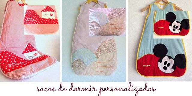 saco de dormir para bebé personalizado