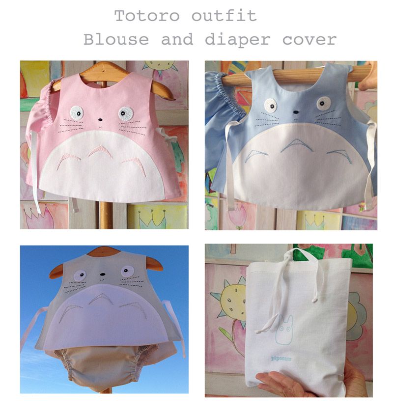 OUTFIT TOTORO 3 COLORES