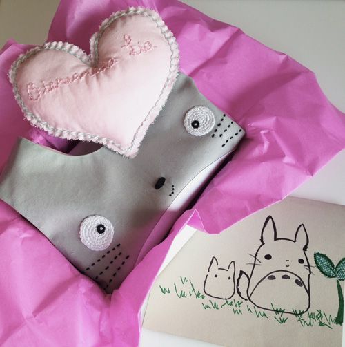 vestido y braguita totoro personalizado para bebe