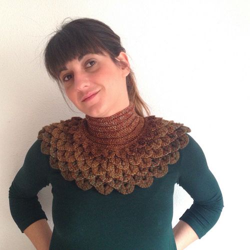 cuello escalado en lana merino