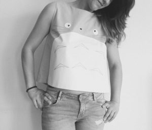 blusa totoro para mujer