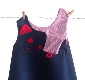 vestido vaquero gatita