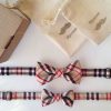 pajaritas papa e hijo en cuadros burberry