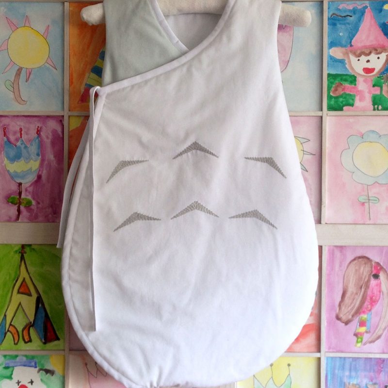 saco de dormir kimono bordado