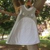 vestido totoro acolchado talla 5