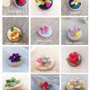 broches miniatura bordados