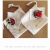 broches miniatura y bolsita de guardado