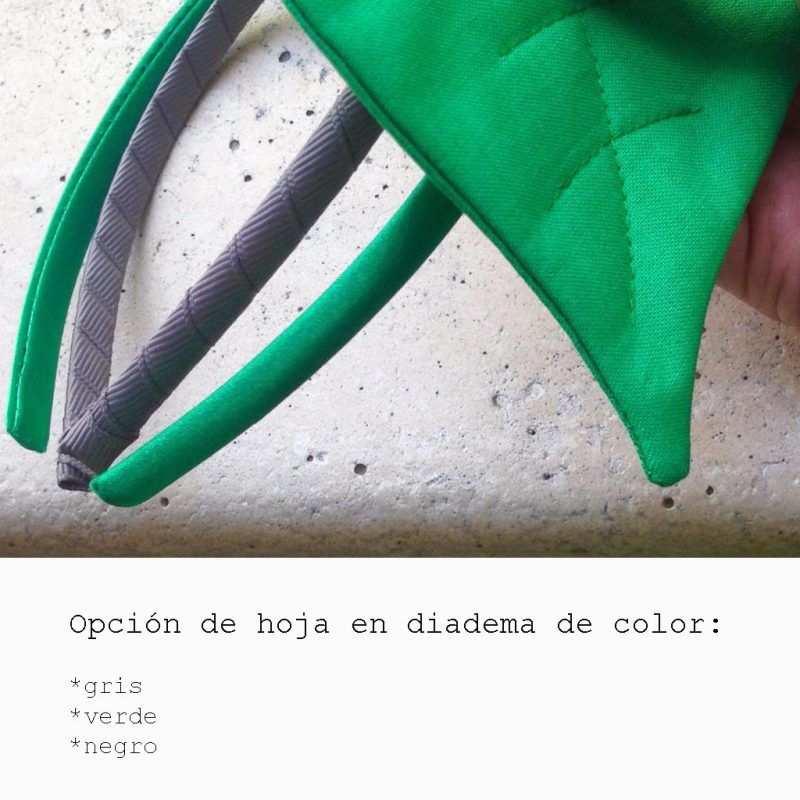opción de color de diadema