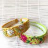 Diademas bordadas a mano en varios colores