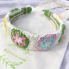 diadema crochet granny en colores pasteles