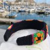 diadema granny square colores vivos