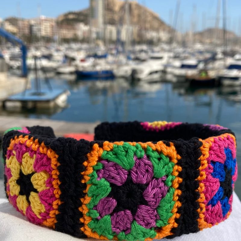 diadema granny square colorines