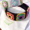 diademas granny square en algodón
