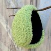 orejeras esponjosas verde manzana