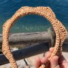 diadema halo tejido a crochet en rafia