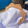 halo en rafia tejido a crochet