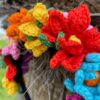 detalle corono de flores frida